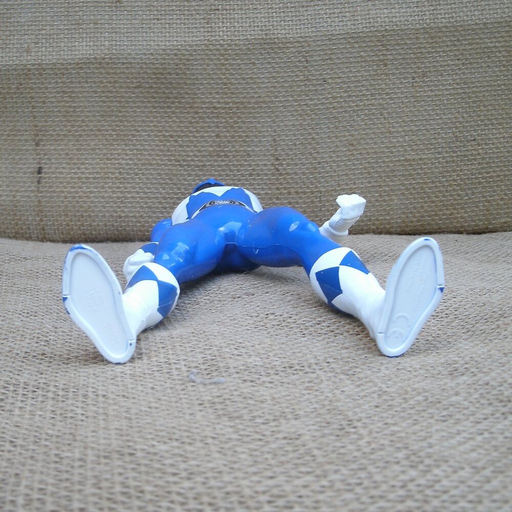 Power Rangers Blue Ranger Plastic Figure Hasbro 2020 - Picture 14 of 14